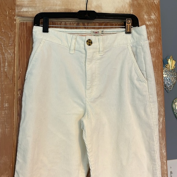 Faherty Endless Cord Pant, Ivory - 27 - Picture 4 of 8